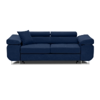Rozkładana sofa, Bellezza, 209x100x87 cm, granatowy