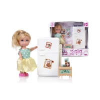 Natalia Lalka z Akcesoriami Kuchnia – zestaw 11 cm dla dzieci 3+