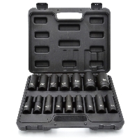 Zestaw nasadek udarowych 1/2" 10-32 mm 16 el GEKO