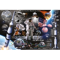 Lądowanie na Księżycu One Small Step - plakat