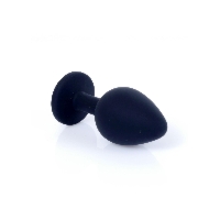 MyLove Toys - Jewellery Black Silicone PLUG Medium