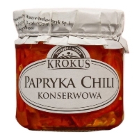 PAPRYKA KONSERWOWA CHILI BEZGLUTENOWA 180 g (90 g) - KROKUS
