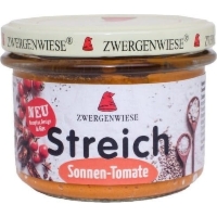 PASTA SŁONECZNIKOWA Z SUSZONYMI POMIDORAMI BEZGLUTENOWA BIO 180 g - ZWERGENWIESE