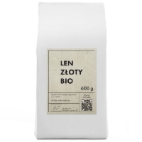 LEN ZŁOTY (SIEMIĘ LNIANE) BIO 600 g - THE PLANET