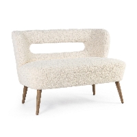 Sofa Cortina beżowe 115x68x78cm PET, PU Bizzotto