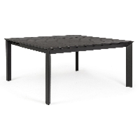 Stół ogrodowy rozkładany KONNOR antracyt 160x110/160 aluminiowy Bizzotto