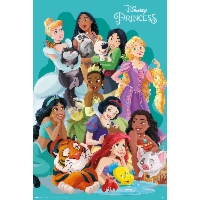 Księżniczki i Zwierzaki - Disney Princess - plakat