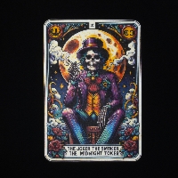 Koszulka Dead Bambi Joker Card Blk