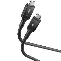 Kabel Spigen Essential DuraBend EB24012CC USB-C do USB-C 40 Gb/s 240W, 1,2 m, czarny