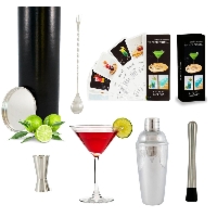 Zestaw barmański MANHATTAN z książką Proste drinki