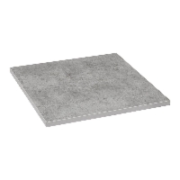 Łącznik do biurka, dostawka, Tim, 67x67x3 cm, jasnoszary, mat
