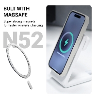 Etui Crong Color Cover Magnetic do iPhone 14 Pro Max MagSafe Silikon Czarne