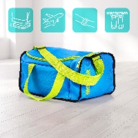 Torba fitness Meteor Nepr 20 l niebieski/zielony