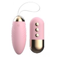 Wibrujące jajko silikonowe z pilotem i trybem BURST dla par – Remote Vibrating Egg Pink Burst