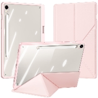 Etui z klapką Dux Ducis Magi do Galaxy Tab S10 FE / S10 Lite / S9 / S9 FE, przezroczysto-różowe
