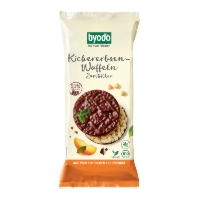 WAFLE Z CIECIERZYCY Z CIEMNĄ CZEKOLADĄ BEZGLUTENOWE BIO 65 g - BYODO
