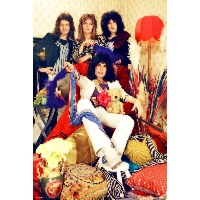 Queen - Freddie Mercury - Zespół - plakat