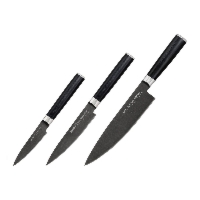 Samura MO-V STONEWASH SET 3 PZ (CUOCO-FILETTARE-SPELUCCHINO) SM-0230B
