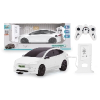 Zdalnie Sterowane Auto 30 cm ze Stacją Ładowania USB, Migające Lampy, Dźwięki i 2 Tryby Parkowania — Idealne dla Dzieci 3+