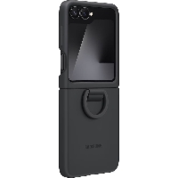 Etui Samsung Silicone Case Ring do Galaxy Z Flip7 FE / Z Flip6, czarne