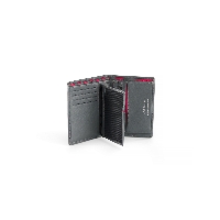 Portfel męski Valentini Black&Red Diamond 265 szary