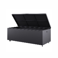 Skrzynia tarasowa, ogrodowa CONTENITORE ZUMM 200 cm antracytowa aluminium