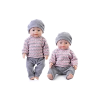 Natalia Collection Lalka Bobas Siusiający – 43 cm, 2+