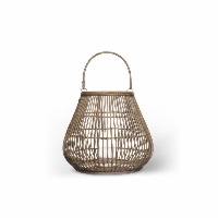 Lampion okrągły CAEN Ø69x59 Vimine naturalny naturalny rattan