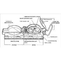 Kompas wojskowy ABS ST2806