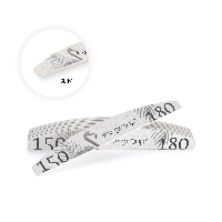 Aba Group Pilnik do paznokci PÓŁKSIĘŻYC 150/180 SLIM - FLAMING, 25 sztuk