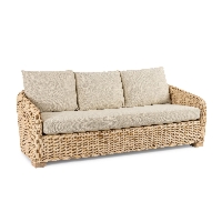Sofa Cadice naturalna 190x90x63,5cm rattan i drewno mango PET Bizzotto