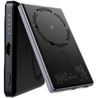 Powerbank bezprzewodowy Allity APB-300 20W 5000 mAh 1x USB-C PD QC + MagSafe / Qi, szary