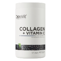 OSTROVIT Kolagen + Witamina C - smak czarna porzeczka (400 g)
