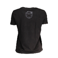 DESIGUAL CZARNY T-SHIRT DAMSKI Z KRÓTKIM RĘKAWEM
