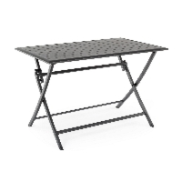 Stół na balkon ELIN antracyt 110x70 aluminiowy Bizzotto