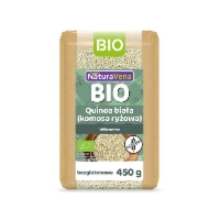 QUINOA BIAŁA (KOMOSA RYŻOWA) BEZGLUTENOWA BIO 450 g - NATURAVENA