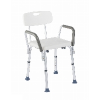 Taboret prysznicowy Timago TGR-R KP 355L - z oparciem i uchwytami bocznymi