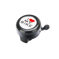 Dzwonek JH-800AL aluminiowy 55 mm, czarny I MY BIKE et ROMET