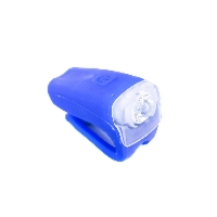 Lampa przednia bateryjna 1-LED 3-Watt JY-378FC niebieska, blister ROMET