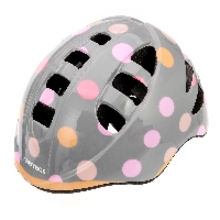 Kask rowerowy dla dzieci Meteor MA-2 M 52-56 cm Dots