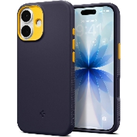 Etui Spigen Nano Pop Mag do MagSafe do iPhone 17, granatowo-żółte