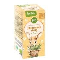 SYROP DLA DZIECI Z BABKI LANCETOWATEJ I DZIKIEJ RÓŻY OD 1 ROKU BIO 250 g - APOTHEKE