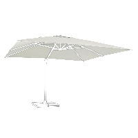Poszycie do parasola EDEN EDEN złamana biel 400x400 z poliamidu Bizzotto