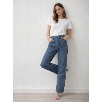 Jeansy WIDE LEG