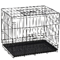 Klatka kennelowa dla zwierząt metalowy kojec dla psa kota XS 50 x 42 x 34 cm