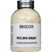 Peeling solny z kwasem kojowym 580 g BINGOSPA