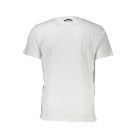 CAVALLI CLASS T-SHIRT Z KRÓTKIM RĘKAWEM MĘSKI BIAŁY