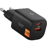Ładowarka sieciowa GaN Pro USB-A / USB-C 35W, Spigen Essential EE352EU, czarna