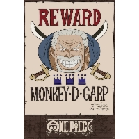 One Piece Wanted Garp Cross Guild - plakat
