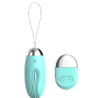 Wibrujące jajko silikonowe z pilotem dla par miętowe – Remote Vibrating Egg Mint Green